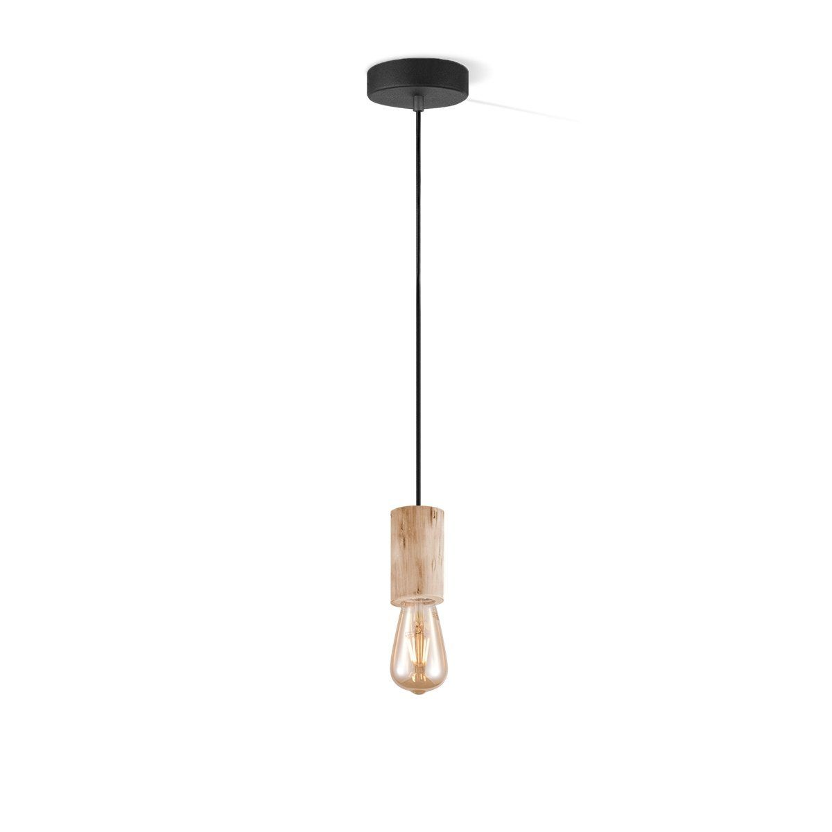 Duplicaat bron melodie Home sweet home hanglamp Billy small - houten tak
